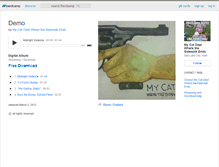 Tablet Screenshot of mycatdiedwherethesidewalkends.bandcamp.com