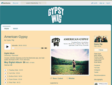 Tablet Screenshot of gypsywig.bandcamp.com