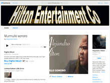 Tablet Screenshot of alejandrohilton.bandcamp.com