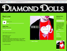 Tablet Screenshot of diamonddolls.bandcamp.com
