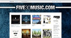 Desktop Screenshot of five30music.bandcamp.com
