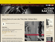 Tablet Screenshot of idanraichelproject.bandcamp.com