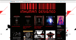 Desktop Screenshot of inhumandesigned.bandcamp.com