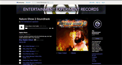 Desktop Screenshot of entertainmentexperiment.bandcamp.com