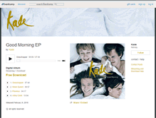 Tablet Screenshot of kade.bandcamp.com