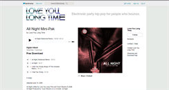 Desktop Screenshot of loveyoulongtime.bandcamp.com