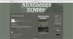 Desktop Screenshot of abandonedplaces.bandcamp.com
