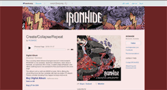 Desktop Screenshot of ironhide.bandcamp.com