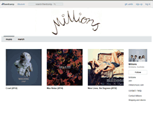 Tablet Screenshot of millionsmusic.bandcamp.com