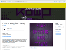 Tablet Screenshot of kowp.bandcamp.com