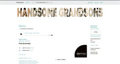 Desktop Screenshot of handsomegrandsons.bandcamp.com