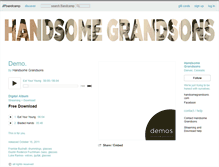 Tablet Screenshot of handsomegrandsons.bandcamp.com