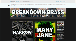 Desktop Screenshot of breakdownbrass.bandcamp.com