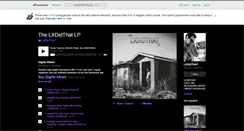 Desktop Screenshot of lxdidthat.bandcamp.com