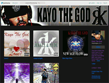Tablet Screenshot of kayothegod.bandcamp.com