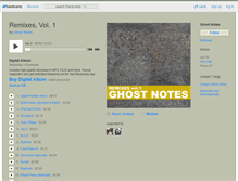 Tablet Screenshot of ghostnotesproduction.bandcamp.com