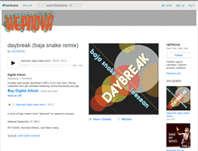 Tablet Screenshot of hepnova.bandcamp.com