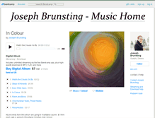 Tablet Screenshot of josephbrunsting.bandcamp.com