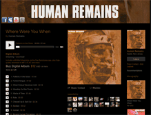Tablet Screenshot of humanremainsband.bandcamp.com
