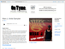 Tablet Screenshot of ontymemusicmarketing.bandcamp.com
