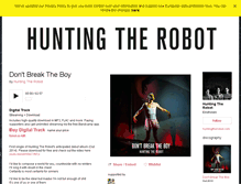 Tablet Screenshot of huntingtherobot.bandcamp.com