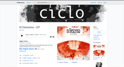 Desktop Screenshot of elciclo.bandcamp.com