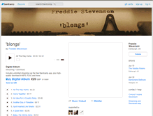Tablet Screenshot of freddiestevenson.bandcamp.com