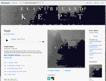 Tablet Screenshot of evanireland.bandcamp.com