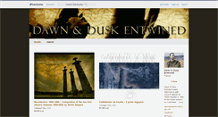 Desktop Screenshot of dawnduskentwined.bandcamp.com