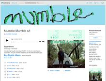 Tablet Screenshot of mumblemumble.bandcamp.com