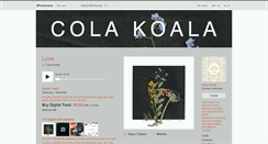 Desktop Screenshot of colakoala.bandcamp.com