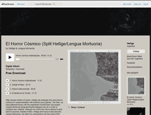 Tablet Screenshot of helligearg.bandcamp.com