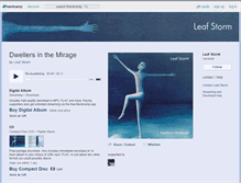 Tablet Screenshot of leafstorm.bandcamp.com
