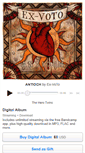 Mobile Screenshot of ex-voto.bandcamp.com