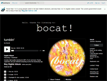 Tablet Screenshot of bocat.bandcamp.com