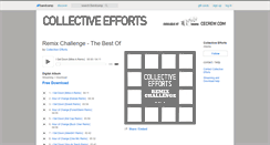 Desktop Screenshot of collectiveefforts.bandcamp.com