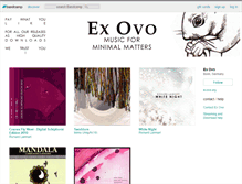 Tablet Screenshot of exovo.bandcamp.com