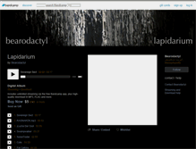 Tablet Screenshot of bearodactyl.bandcamp.com