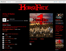 Tablet Screenshot of horseface.bandcamp.com