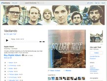 Tablet Screenshot of citylightthief.bandcamp.com