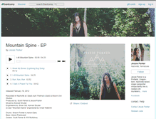 Tablet Screenshot of jessieparkermusic.bandcamp.com