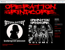 Tablet Screenshot of operationgrindcore.bandcamp.com