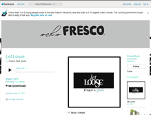 Tablet Screenshot of iamfresco.bandcamp.com