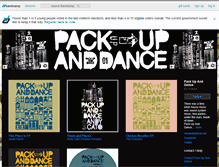 Tablet Screenshot of packupanddance.bandcamp.com