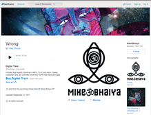 Tablet Screenshot of mikebhaiya.bandcamp.com