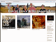 Tablet Screenshot of beltainesfire.bandcamp.com