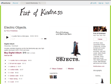 Tablet Screenshot of fistofkindness.bandcamp.com