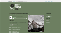 Desktop Screenshot of professorangelsound.bandcamp.com