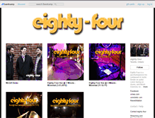 Tablet Screenshot of eighty-four.bandcamp.com