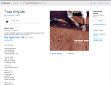 Tablet Screenshot of improbablepeople.bandcamp.com